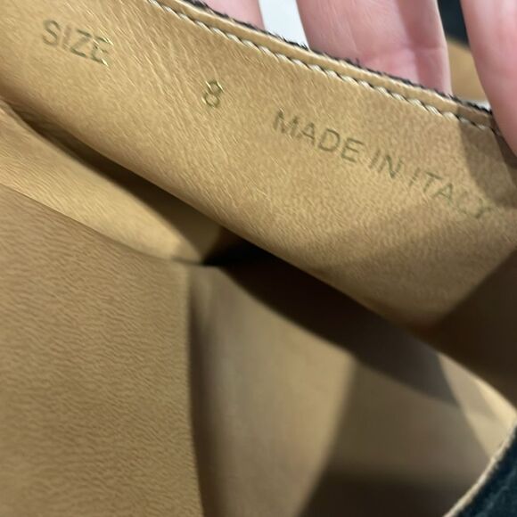 Rebels Orlanda Asymmetrical Platform Clog Sandal Black Y2K Made in Italy Slip On - Picture 9 of 12